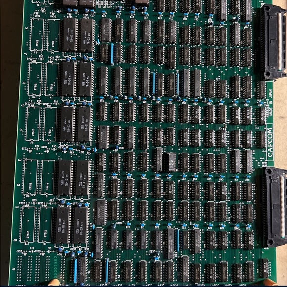 Vintage Tiger Road Capcom Romstar Arcade Game PCB Board Jamma Cx3 - Picture 8 of 11